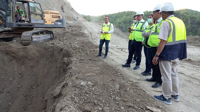 SAVRUN BARAJI'NDA ÇALIŞMALAR HIZ KESMEDEN DEVAM EDİYOR