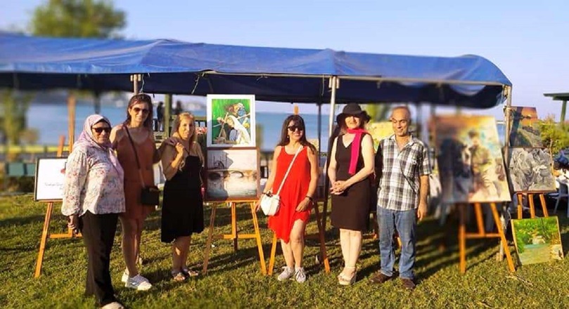 Yumurtalık Kültür Sanat ve Turizm Festivali'nde resim sergisi açıldı