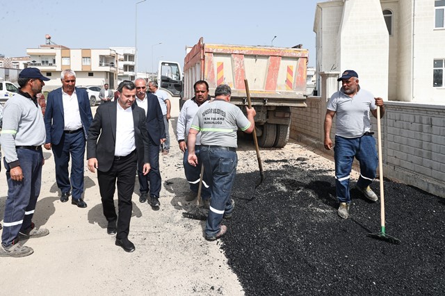 BAŞKAN KOCAİSPİR SOLAKLI’DA ÇALIŞMALARI DENETLEDİ