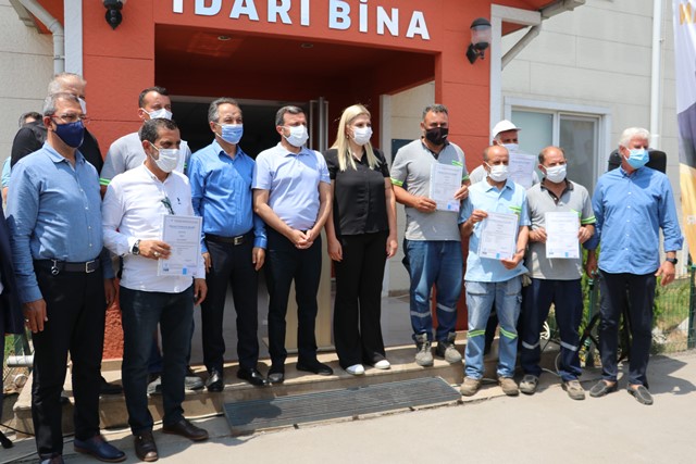 151 belediye personeline Mesleki Yeterlilik Belgesi
