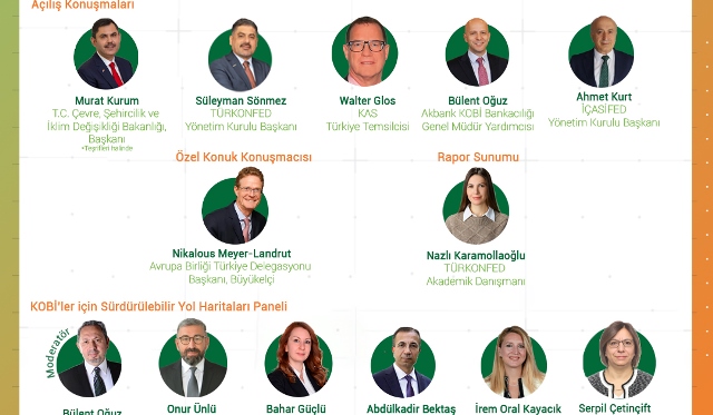 KOBİ’LERİN YEŞİL DÖNÜŞÜMÜNDEKİ YOL HARİTASI MASAYA YATIRILACAK