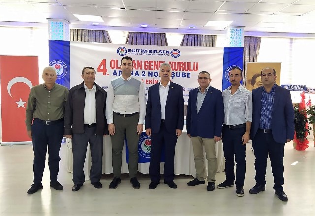 EĞİTİM-BİR-SEN 2 NOLU ŞUBE'DE BENLİ YENİDEN BAŞKAN