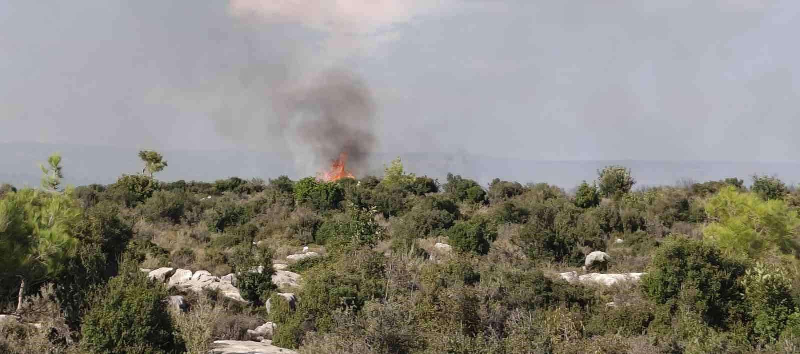 MERSİN'İN SİLİFKE İLÇESİNDE MAKİLİK ALANDA ÇIKAN YANGIN, HAVADAN VE KARADAN YAPILAN MÜDAHALEYLE KISA SÜREDE KONTROL ALTINA ALINARAK SÖNDÜRÜLDÜ.