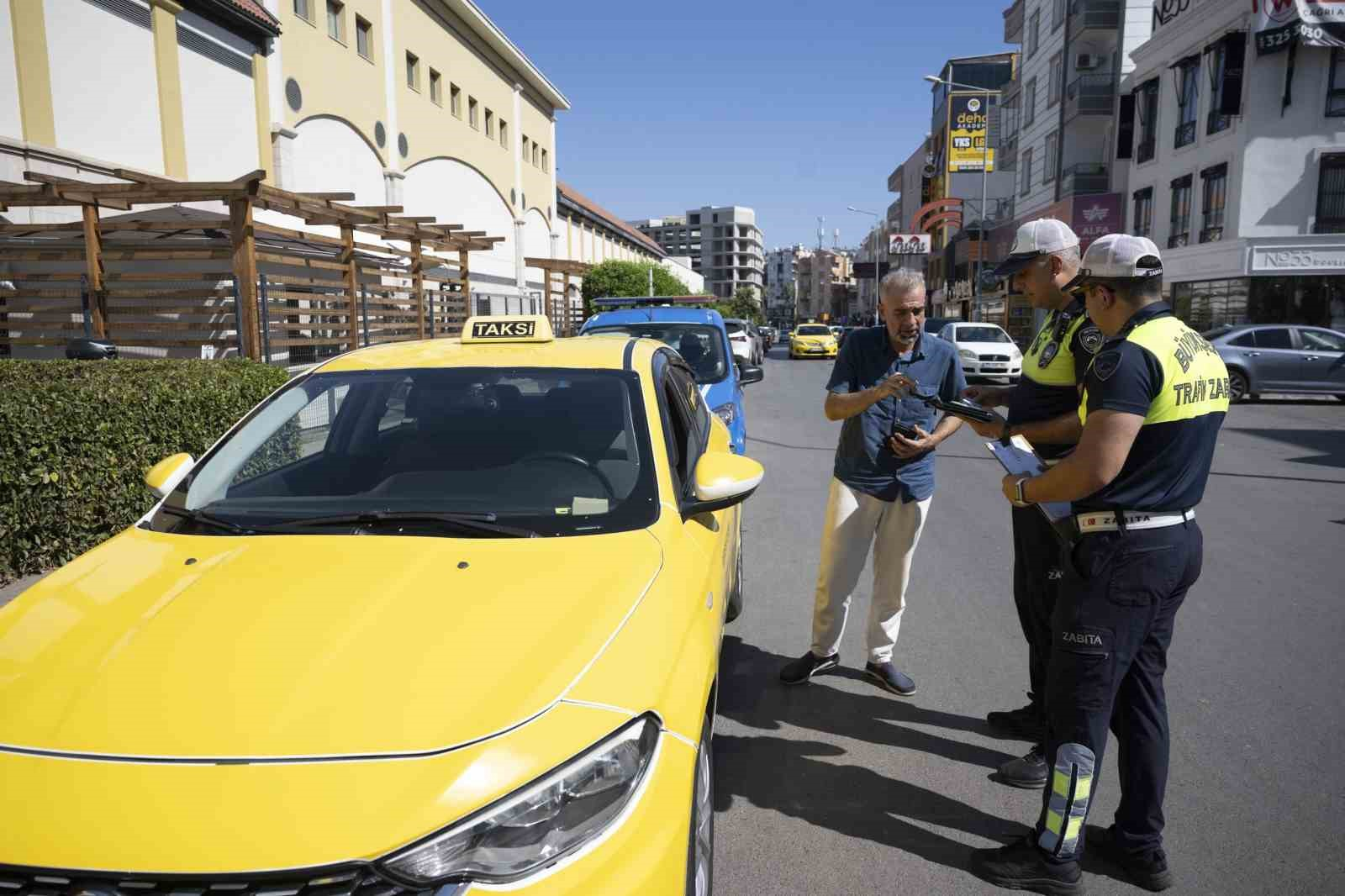 Mersin’de 810 ticari taksi denetlendi, 280’ine ceza kesildi