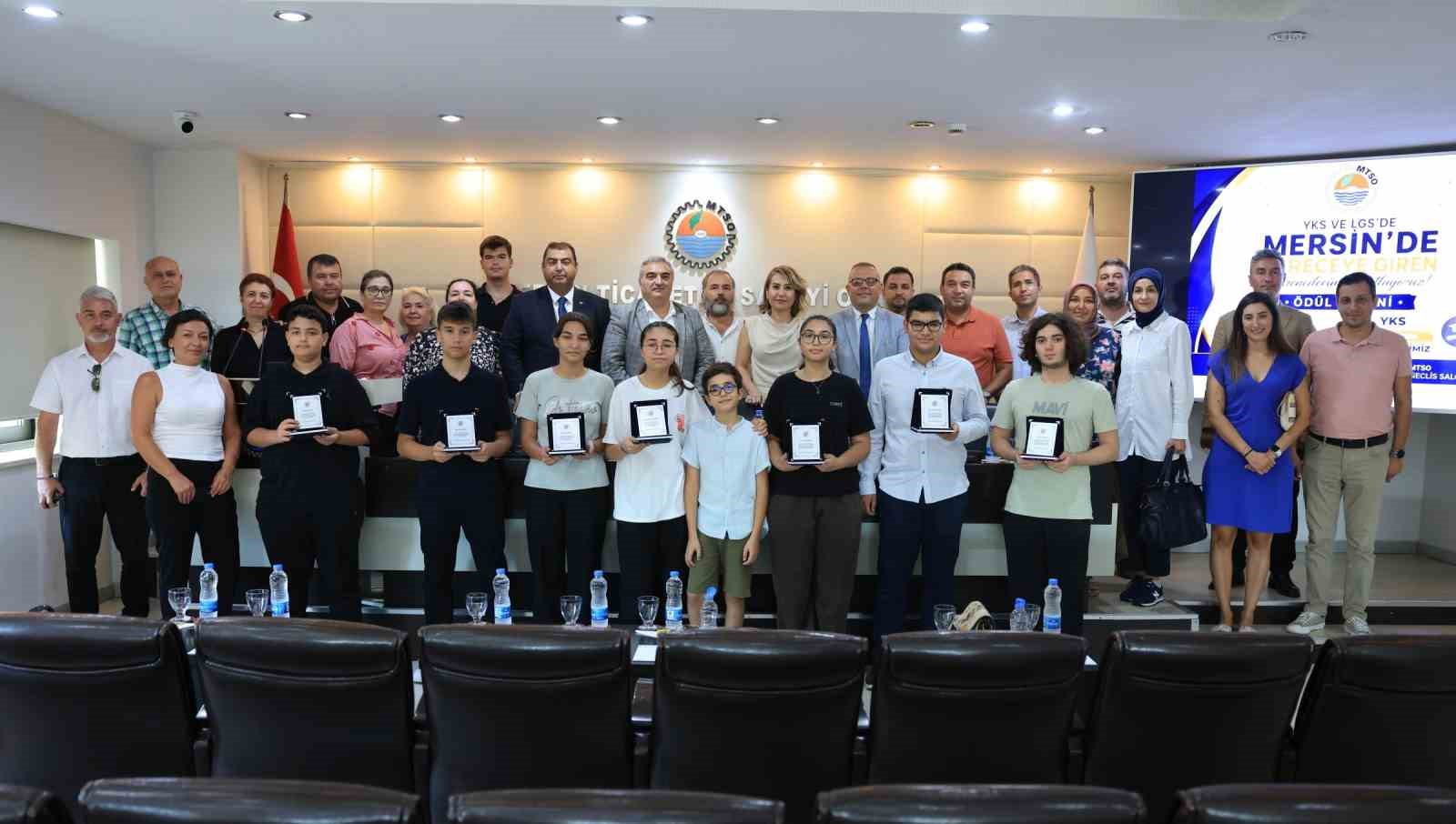 MTSO’dan başarılı öğrencilere ödül