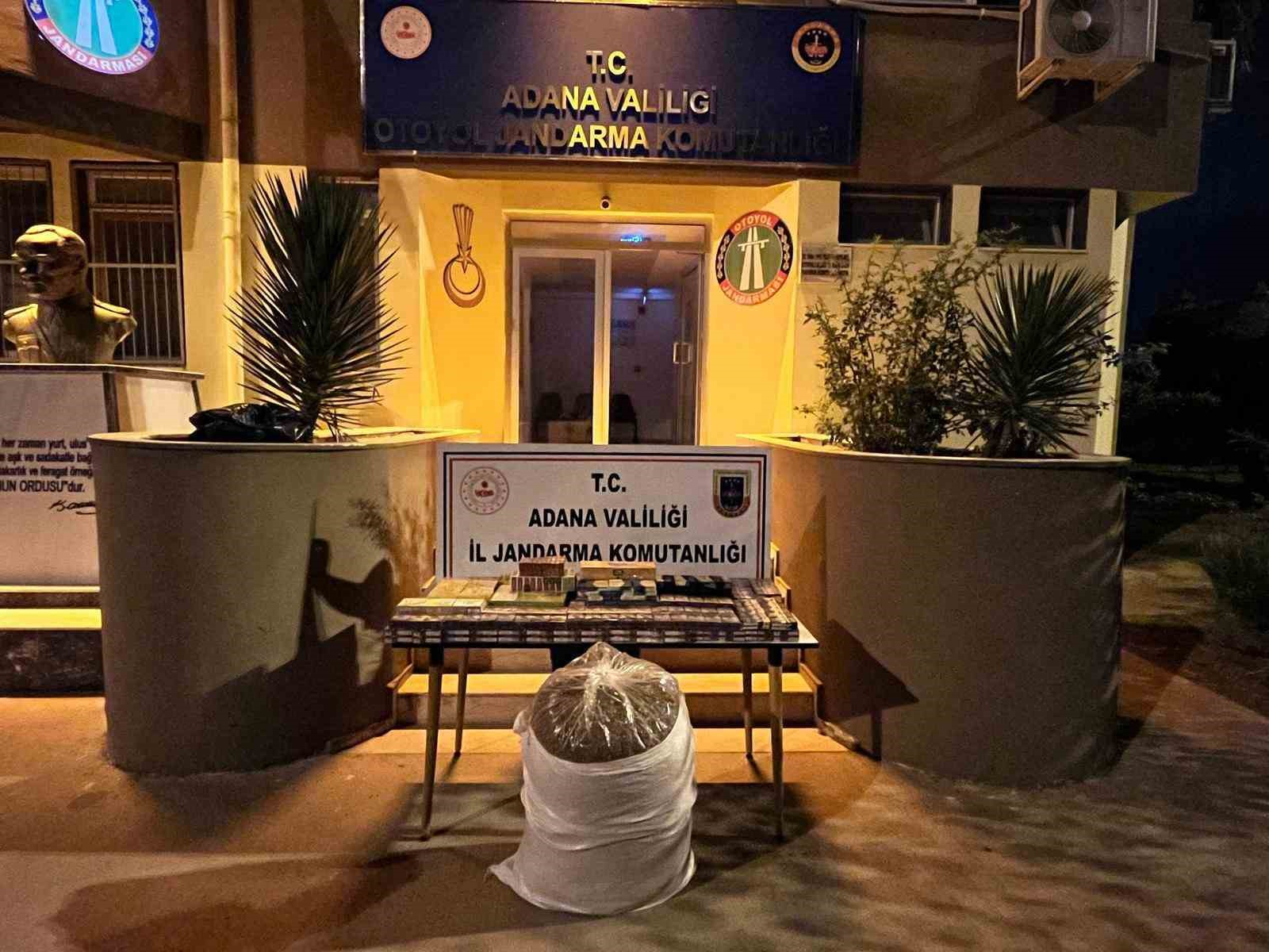 Jandarmadan kaçak tütün operasyonu: 2 gözaltı
