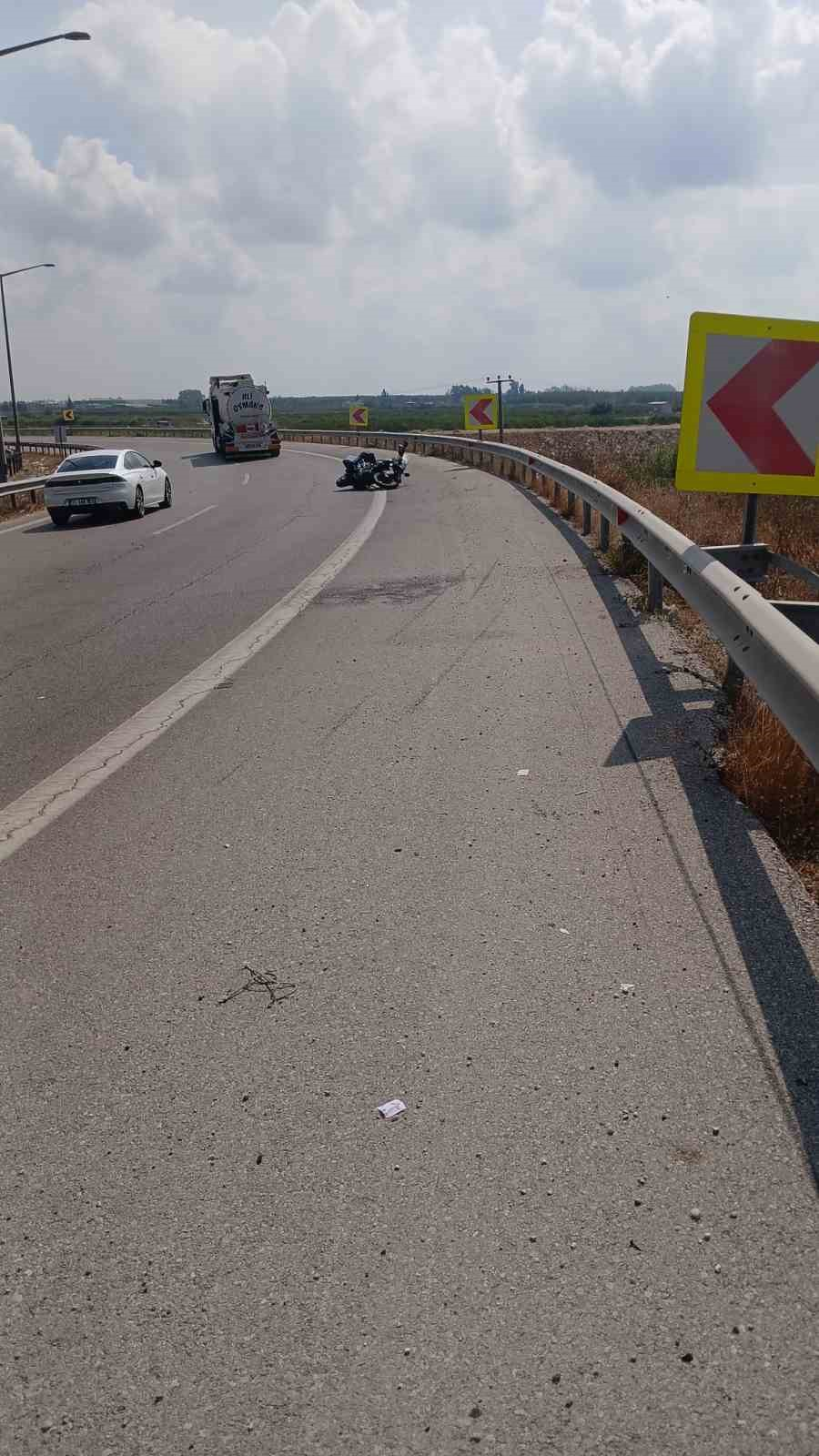 Motosiklet kazasında sürücü hayatını kaybetti