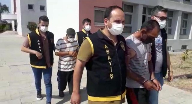 Mazgal çalarken suçüstü yakalanan iki zanlı tutuklandı